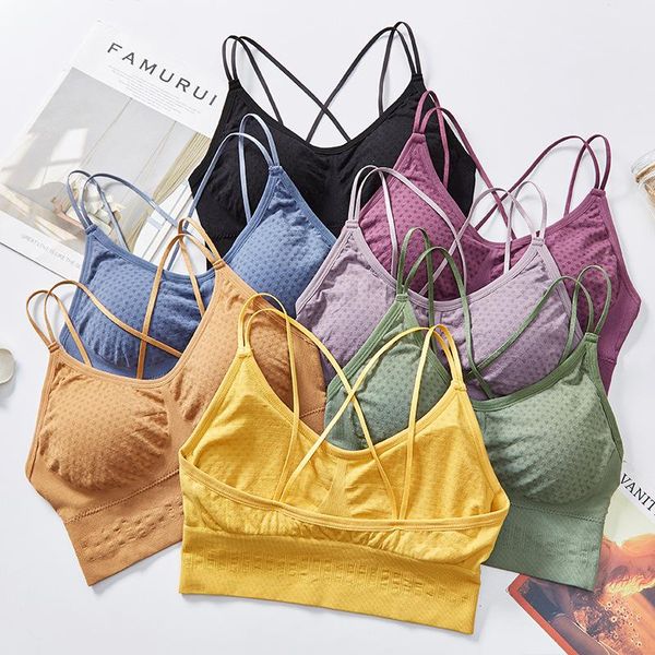 women's sports bras fashion gather beautiful back wrapped chest yoga tube comfortable breathable camisole gym underwear bh outfit
women's sports bras fashion gather beautiful back wrapped chest yoga tube comfortable breathable camisole gym underwear bh outfit