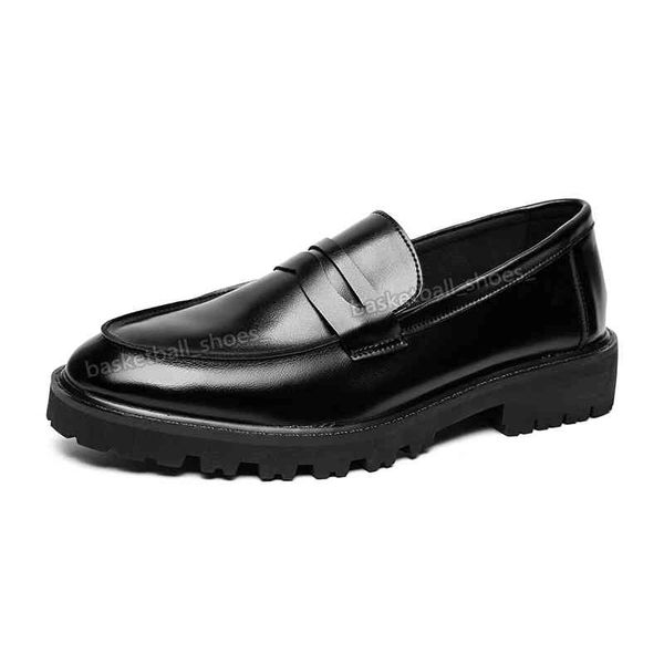 dress shoes luxury desginers men shoe formal genuine leather canvas platform mn's male casual wedding party loafers size 38-45 264b, Black
dress shoes luxury desginers men shoe formal genuine leather canvas platform mn's male casual wedding party loafers size 38-45 264b, Black