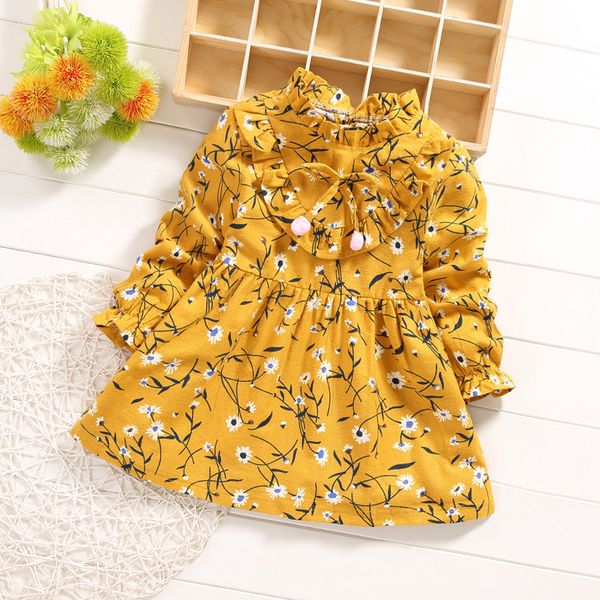 dresses girls long sleeve kids autumn o-neck flower dress cute childrens dandelion pattern clothes bow beautiful princess dress, White
dresses girls long sleeve kids autumn o-neck flower dress cute childrens dandelion pattern clothes bow beautiful princess dress, White