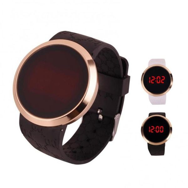 wristwatches simple casual led electronic touch screen digital wristwatch sport watch electronic watches reloj hombre, Slivery;brown
wristwatches simple casual led electronic touch screen digital wristwatch sport watch electronic watches reloj hombre, Slivery;brown