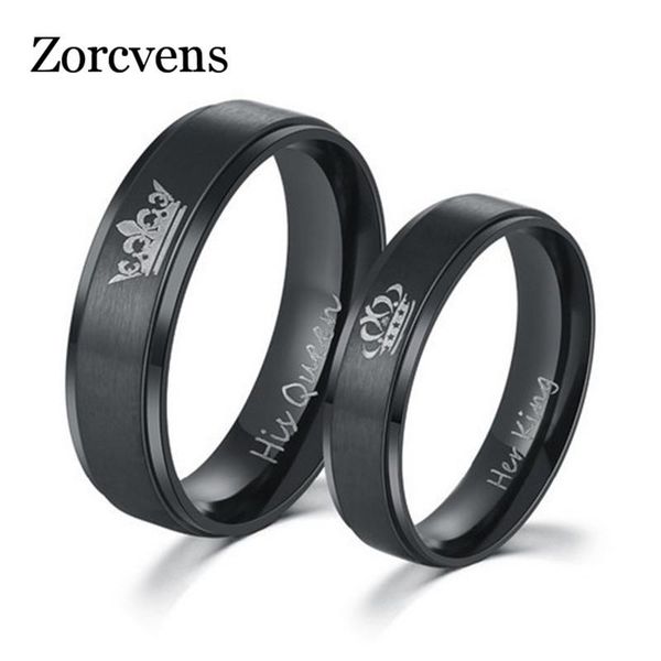 modyle fashion diy her king and his queen stainless steel wedding rings for women men cluster, Golden;silver
modyle fashion diy her king and his queen stainless steel wedding rings for women men cluster, Golden;silver