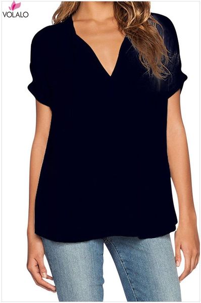 women summer chiffon blouse 2021 v collar short sleeves loose shirt blusa feminina women's blouses & shirts, White
women summer chiffon blouse 2021 v collar short sleeves loose shirt blusa feminina women's blouses & shirts, White