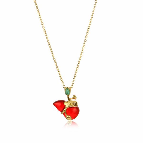 trend red gourd necklace for women stainless steel lips chain retro style pendant with charms jewelry christmas gifts necklaces, Silver
trend red gourd necklace for women stainless steel lips chain retro style pendant with charms jewelry christmas gifts necklaces, Silver