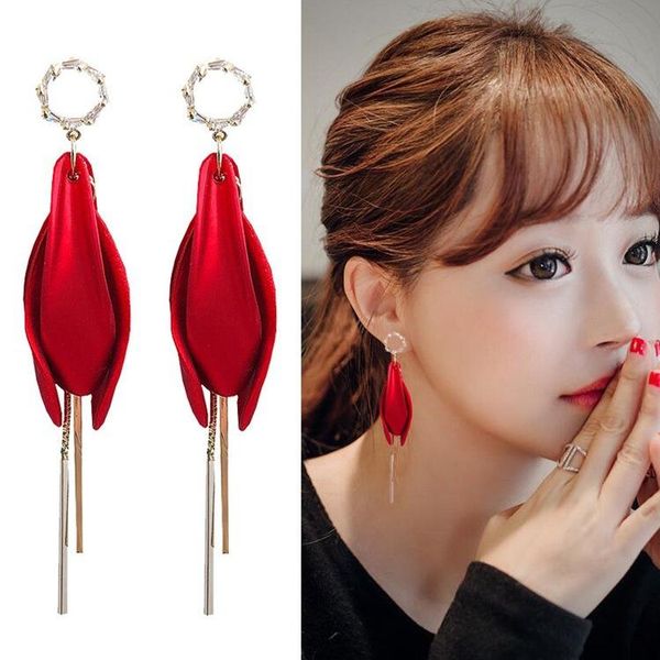 dangle & chandelier dark blue/orange/red leaf drop earring for women elegant ladies shopping date wedding annual accessory, Silver
dangle & chandelier dark blue/orange/red leaf drop earring for women elegant ladies shopping date wedding annual accessory, Silver