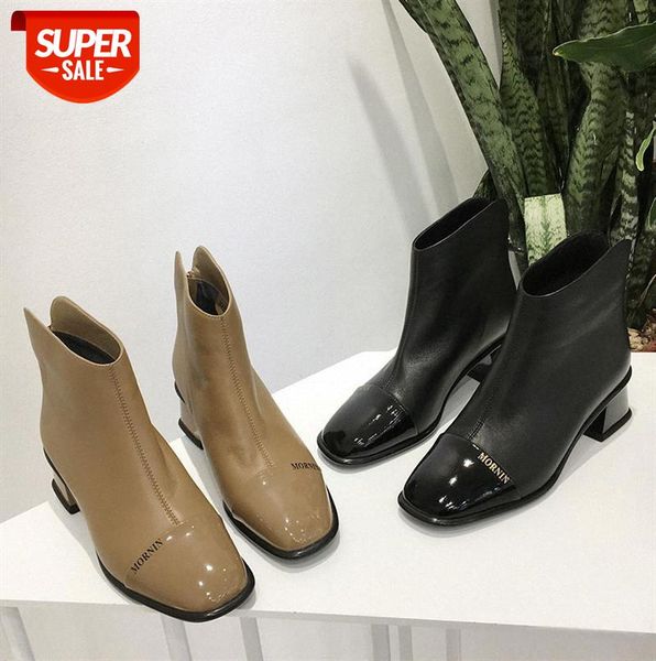 first layer of sheepskin women's fashion single boots, back zipper, low tube, square toe thick-heeled leather shoes #xd8t
first layer of sheepskin women's fashion single boots, back zipper, low tube, square toe thick-heeled leather shoes #xd8t
