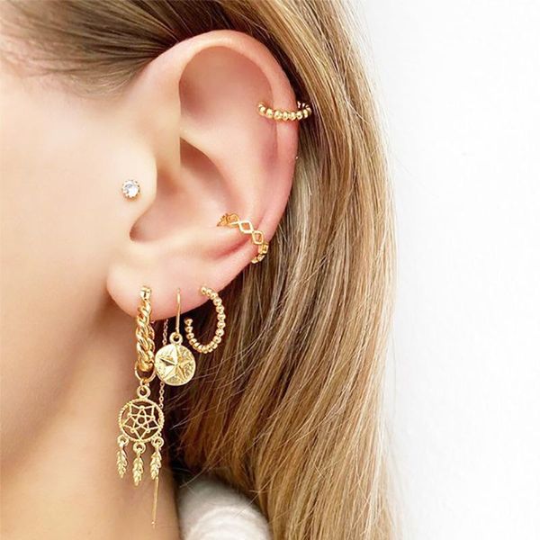 stud ufly pierced earrings for women gold metal ear clip set 2021 trend geometry bohemia jewelry, Golden;silver
stud ufly pierced earrings for women gold metal ear clip set 2021 trend geometry bohemia jewelry, Golden;silver