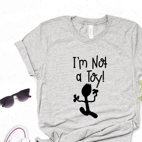 im women t shirts not a toy print tshirt cotton casual funny shirt gift for lady yong girl street top, White
im women t shirts not a toy print tshirt cotton casual funny shirt gift for lady yong girl street top, White