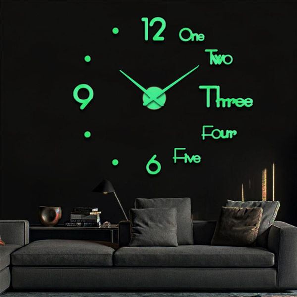 wall clocks modern creative diy acrylic luminous mute clock fashion living room background decoration
wall clocks modern creative diy acrylic luminous mute clock fashion living room background decoration