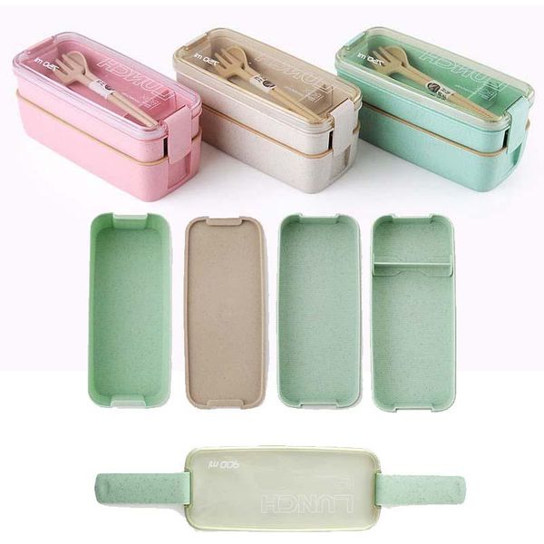 dinnerware sets 900ml healthy material 3 layers lunch box wheat straw bento boxes microwave storage container lunchbox
dinnerware sets 900ml healthy material 3 layers lunch box wheat straw bento boxes microwave storage container lunchbox
