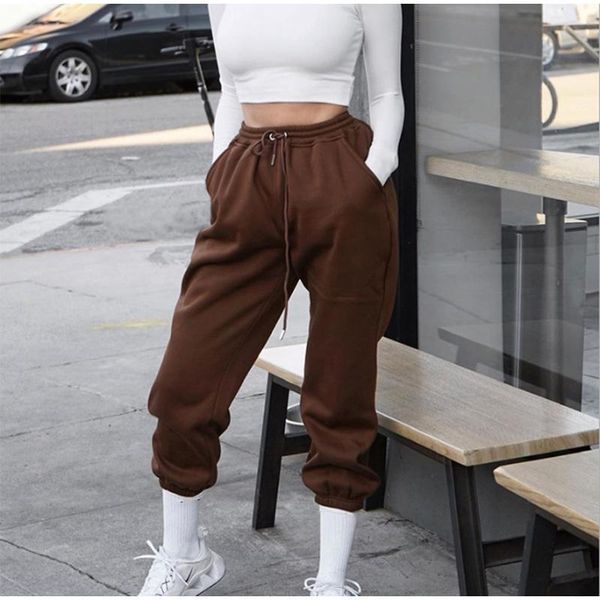 women's pants & capris fitness solid lace up women high waist loose ladies streetwear trousers 2021 autumn female leisure home, Black;white
women's pants & capris fitness solid lace up women high waist loose ladies streetwear trousers 2021 autumn female leisure home, Black;white