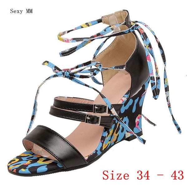 sandals women high heel wedge shoes woman heels wedges gladiator plus size 34 - 40 41 42 43, Black
sandals women high heel wedge shoes woman heels wedges gladiator plus size 34 - 40 41 42 43, Black