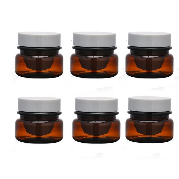 storage bottles & jars 6pcs empty amber plastic jar container cosmetic cream lotion bottle hand garrafa travel home box bottling
storage bottles & jars 6pcs empty amber plastic jar container cosmetic cream lotion bottle hand garrafa travel home box bottling