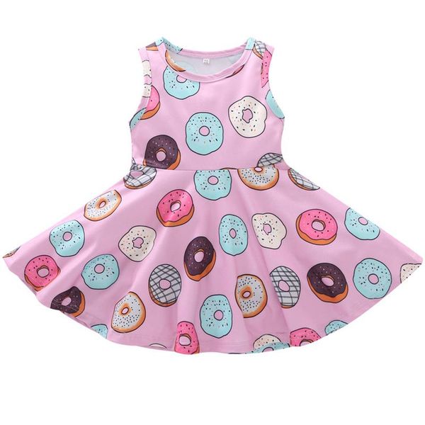 girl's dresses 2021 fashion macaron print girls summer cotton sleeveless children vest dress spring round neck cute donut pattern, Red;yellow
girl's dresses 2021 fashion macaron print girls summer cotton sleeveless children vest dress spring round neck cute donut pattern, Red;yellow