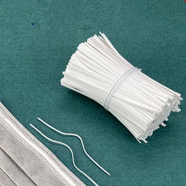 craft tools 50/100pcs plastic nose wire bar for diy mask single core bridge clips making material accessories white supplies
craft tools 50/100pcs plastic nose wire bar for diy mask single core bridge clips making material accessories white supplies