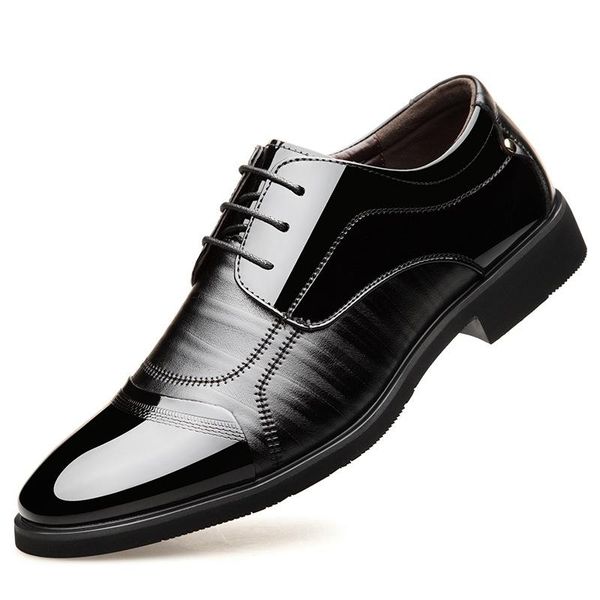 dress shoes mazefeng brand 2021 spring fashion mens leather wedding business nightclubs oxfords breathable working lace up, Black
dress shoes mazefeng brand 2021 spring fashion mens leather wedding business nightclubs oxfords breathable working lace up, Black
