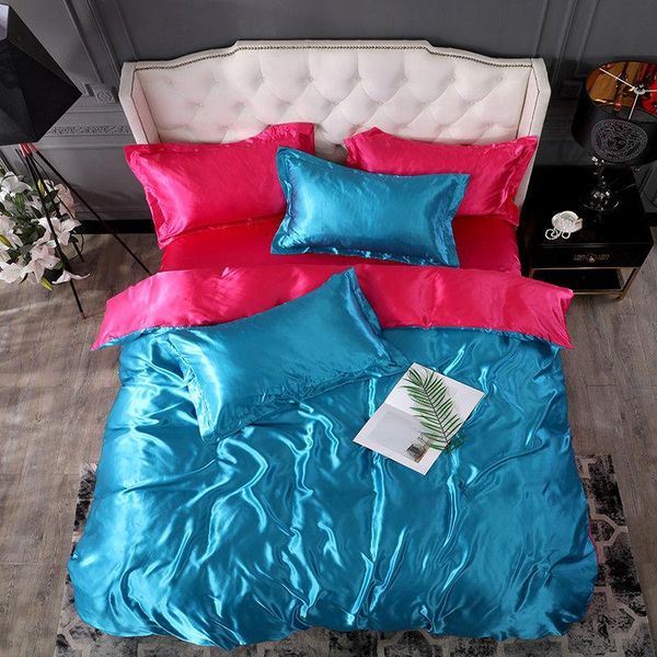 bedding sets simple solid color ice silk quilt summer bedroom set 1bed sheet+1quilt cover+2 pillowcase non-slip king/ size j8496
bedding sets simple solid color ice silk quilt summer bedroom set 1bed sheet+1quilt cover+2 pillowcase non-slip king/ size j8496