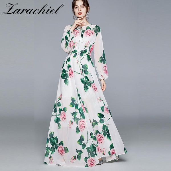 casual dresses 2021 autumn runway designer flower maxi dress women long sleeve rose floral print elastic waist chiffon holiday, Black;gray
casual dresses 2021 autumn runway designer flower maxi dress women long sleeve rose floral print elastic waist chiffon holiday, Black;gray