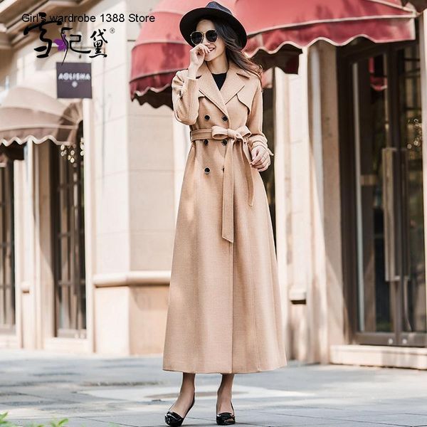 women's wool & blends woolen coat medium and long style korean version 2021 autumn winter slim fit, overcoat knee size, Black
women's wool & blends woolen coat medium and long style korean version 2021 autumn winter slim fit, overcoat knee size, Black