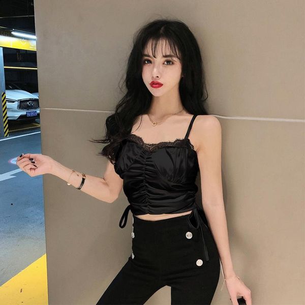 women's tanks & camis lucyever lace women elegant up ladies halter fashion summer club night korean black white crop 
women's tanks & camis lucyever lace women elegant up ladies halter fashion summer club night korean black white crop