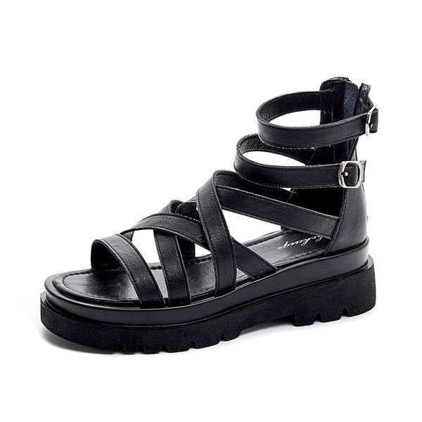dress shoes sandals women 2021 summer style casual platform fashion white woman roman hollow high-top, Black
dress shoes sandals women 2021 summer style casual platform fashion white woman roman hollow high-top, Black