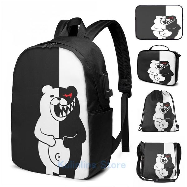 backpack funny graphic print danganronpa monokuma usb charge men school bags women bag travel laptop
backpack funny graphic print danganronpa monokuma usb charge men school bags women bag travel laptop