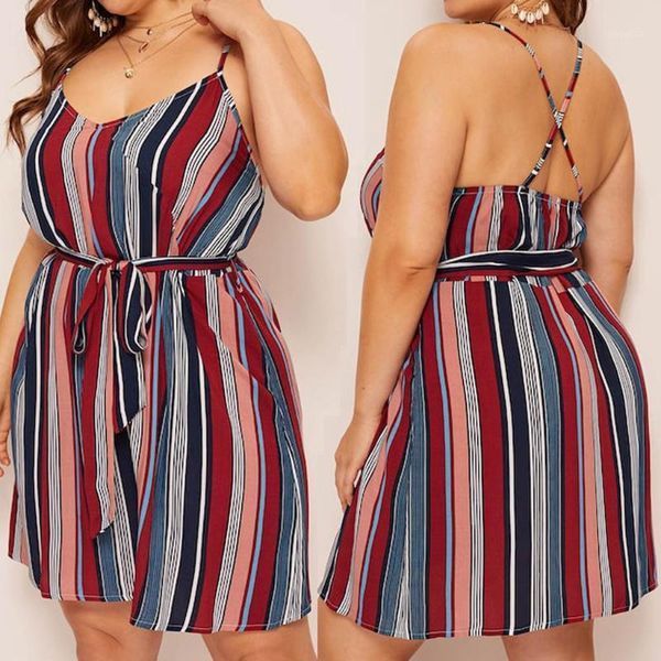 women's clothing summer striped print strap v neck sleeveless dress sashes fashion bandage dresses beach wear #t1q casual, Black;gray
women's clothing summer striped print strap v neck sleeveless dress sashes fashion bandage dresses beach wear #t1q casual, Black;gray
