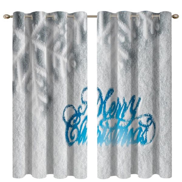 curtain & drapes 2 pcs/set snowflake thickened cloth nordic window blackout curtains for bedroom and living room 
curtain & drapes 2 pcs/set snowflake thickened cloth nordic window blackout curtains for bedroom and living room