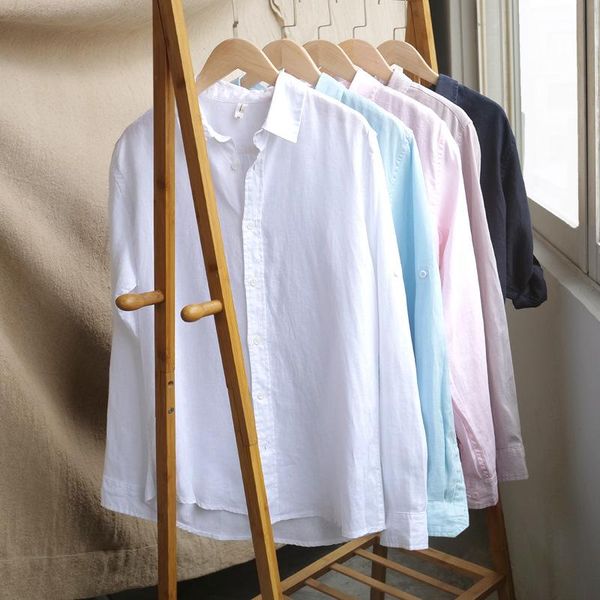 men's casual shirts 610 linen fashion chic business workwear white long sleeve regular-fit lapel simple outfit handsome, White;black
men's casual shirts 610 linen fashion chic business workwear white long sleeve regular-fit lapel simple outfit handsome, White;black