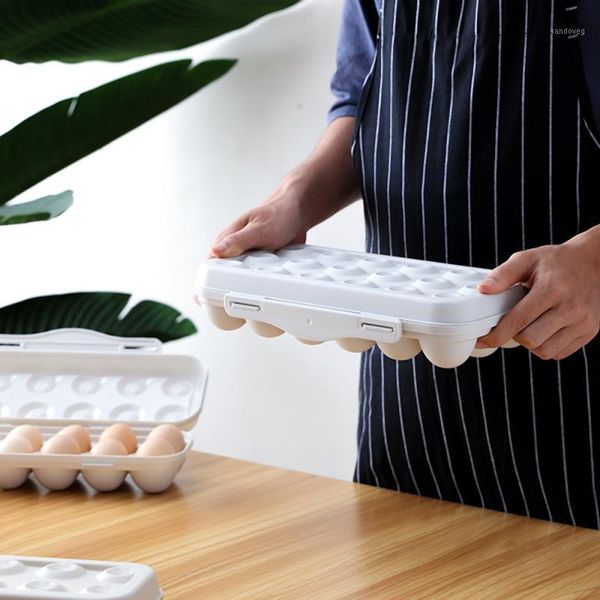 storage bottles & jars 18-compartment egg box with lid snap-on stackable tray rack refrigerator environmental simple kitchen container
storage bottles & jars 18-compartment egg box with lid snap-on stackable tray rack refrigerator environmental simple kitchen container
