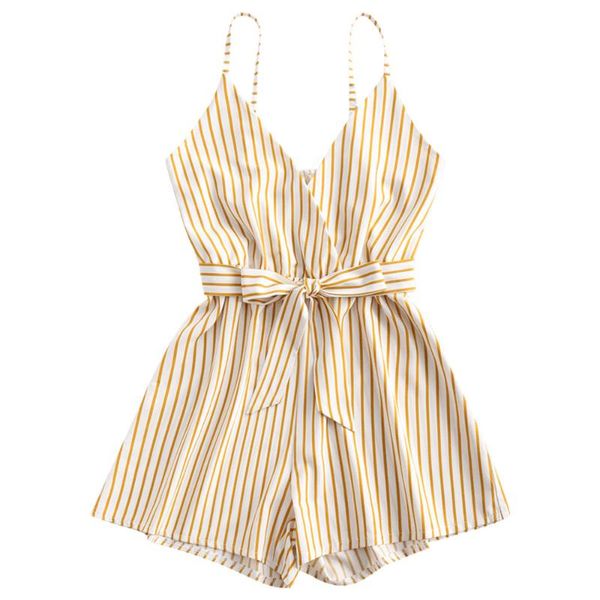 women's jumpsuits & rompers zaful striped cami romper women sleeveless playsuits casual summer beach party club ladies clothes, Black;white
women's jumpsuits & rompers zaful striped cami romper women sleeveless playsuits casual summer beach party club ladies clothes, Black;white