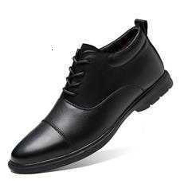tangzuo 0510 zhongbang business leather shoes, 37-47, Black