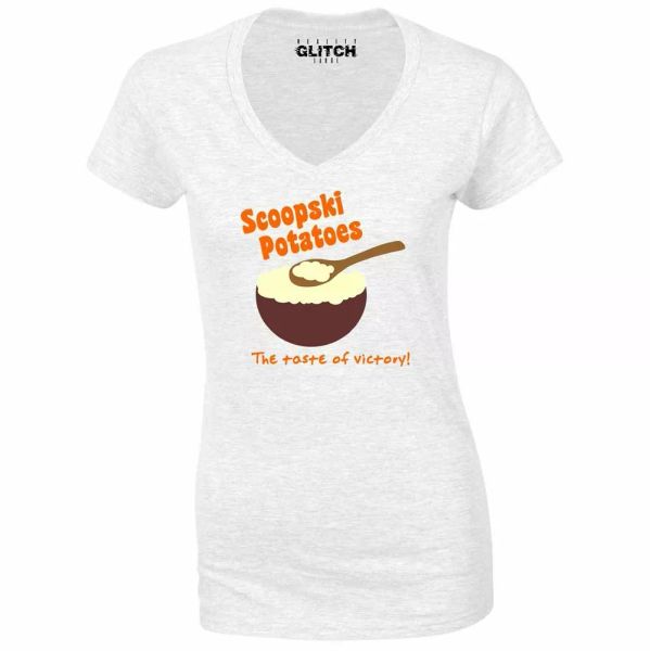 scoopski potatoes v-neck women's t-shirt impractical jo sal jokers q murr retro, White;black
scoopski potatoes v-neck women's t-shirt impractical jo sal jokers q murr retro, White;black