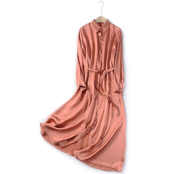 casual dresses spring summer for women 2021 silk midi dress female long sleeve shirt vestido de mujer pph4811, Black;gray
casual dresses spring summer for women 2021 silk midi dress female long sleeve shirt vestido de mujer pph4811, Black;gray