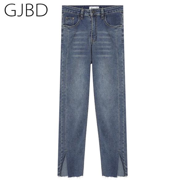 women's jeans 2021 spring streetwear high waist split denim trouser vintage casual y2k girl student straight pants, Blue
women's jeans 2021 spring streetwear high waist split denim trouser vintage casual y2k girl student straight pants, Blue
