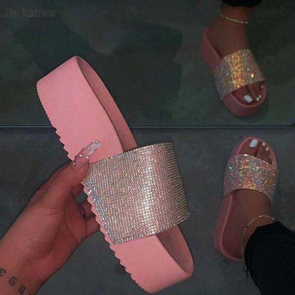 slippers wenyujh diamond bling women shoes summer beach slip on sandals outside flip flops luxury designers, Black
slippers wenyujh diamond bling women shoes summer beach slip on sandals outside flip flops luxury designers, Black