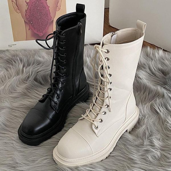 boots 2021 women cross straps punk motorcycle lady fashion side zipper high platform spring autumn ankel botines mujer, Black
boots 2021 women cross straps punk motorcycle lady fashion side zipper high platform spring autumn ankel botines mujer, Black