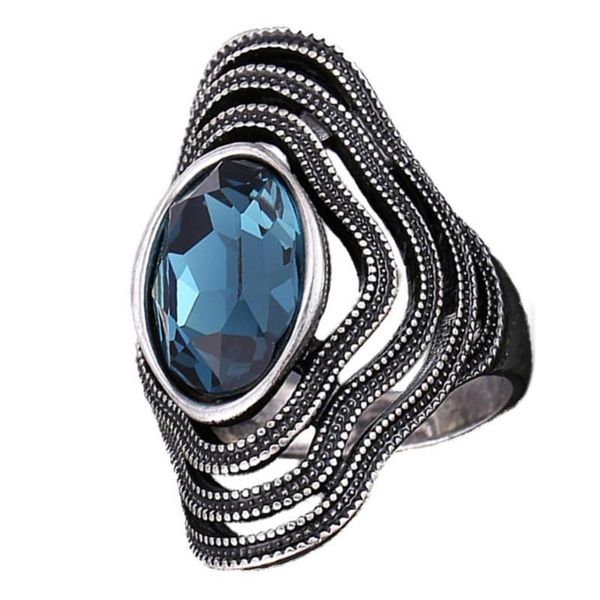 wedding rings vintage blue crystal silver color hollow carved big ring for party fashion jewelry size 6 7 8 9, Slivery;golden
wedding rings vintage blue crystal silver color hollow carved big ring for party fashion jewelry size 6 7 8 9, Slivery;golden