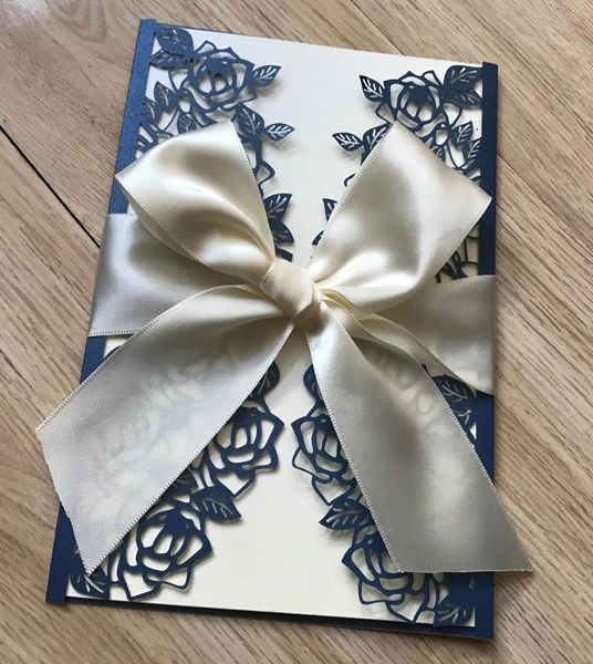 greeting cards pearl navy blue laser cut wedding invitation with cream ribbon,10pcs cards,birthday invitations
greeting cards pearl navy blue laser cut wedding invitation with cream ribbon,10pcs cards,birthday invitations