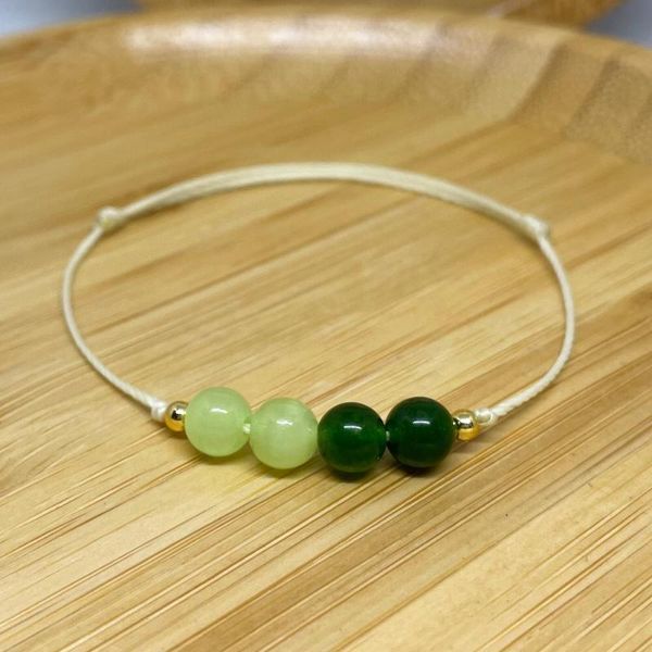 charm bracelets women green agate handmade adjustable wax cord string beads jewelry natural stones decorations accessories gift, Golden;silver
charm bracelets women green agate handmade adjustable wax cord string beads jewelry natural stones decorations accessories gift, Golden;silver