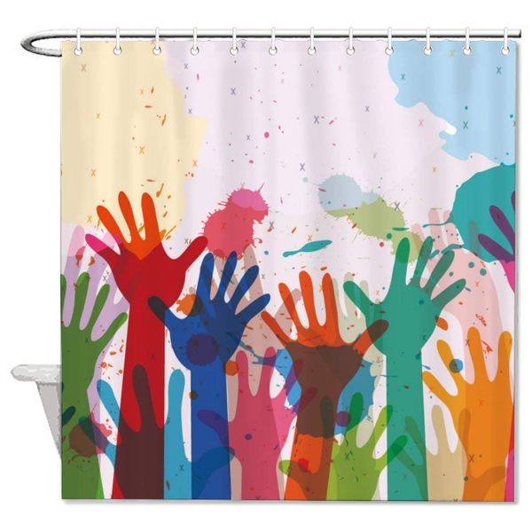 halloween,handprint fabric shower curtain set,raise hand watercolor polyester shower curtain liner with hooks waterproof
halloween,handprint fabric shower curtain set,raise hand watercolor polyester shower curtain liner with hooks waterproof