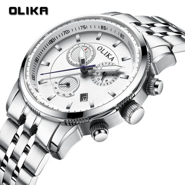 relogio masculino 2021 olika men's watch sport mens watches full steel quartz clock waterproof for gifts wristwatches, Slivery;brown
relogio masculino 2021 olika men's watch sport mens watches full steel quartz clock waterproof for gifts wristwatches, Slivery;brown