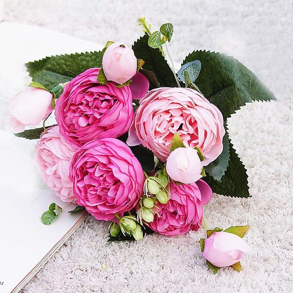 decorative flowers & wreaths 1pcs rose silk bouquet peony artificial 5 heads bride wedding home decoration fake faux
decorative flowers & wreaths 1pcs rose silk bouquet peony artificial 5 heads bride wedding home decoration fake faux