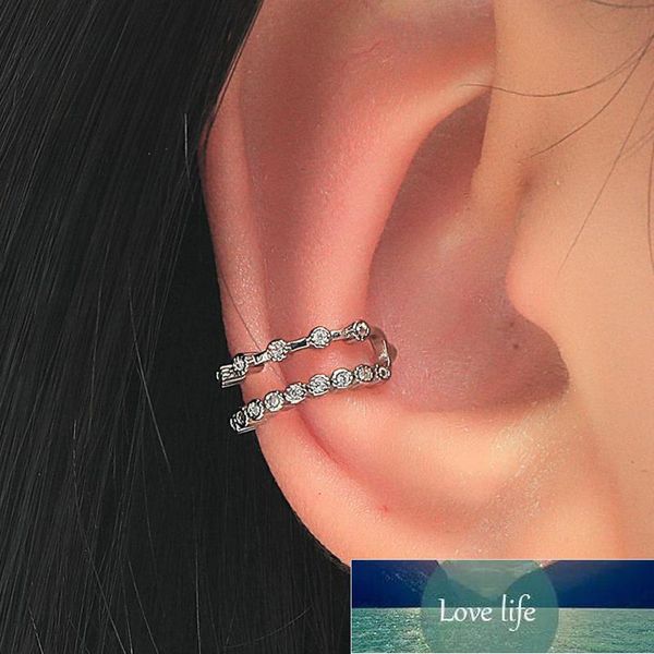 korean double layer crystal clip earrings for women zircon earing without hole fake earrings single ear clip earings kolczyki factory price, Silver
korean double layer crystal clip earrings for women zircon earing without hole fake earrings single ear clip earings kolczyki factory price, Silver