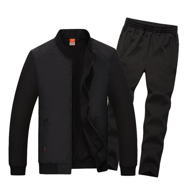 men's tracksuits autumn men solid color sportswear sets zipper jacket + pants casual tracksuit male 2 piece set black navy, Gray
men's tracksuits autumn men solid color sportswear sets zipper jacket + pants casual tracksuit male 2 piece set black navy, Gray