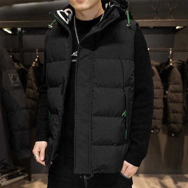 men's down & parkas 2021 autumn winter pattern jacket sleeveless men's wear casual warm hooded man coat vest1, Black
men's down & parkas 2021 autumn winter pattern jacket sleeveless men's wear casual warm hooded man coat vest1, Black
