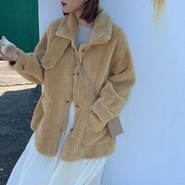 women's jackets winter jacket women lamb hair fur one thick coat woolen cotton faux teddy bear e3, Black;brown
women's jackets winter jacket women lamb hair fur one thick coat woolen cotton faux teddy bear e3, Black;brown