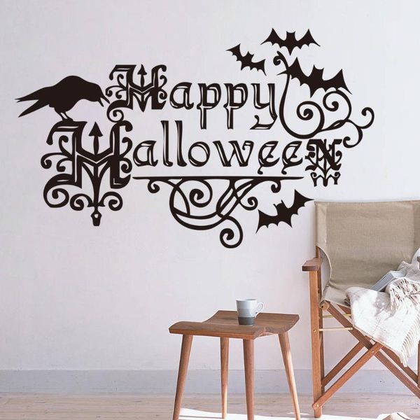 wall stickers h04 crow and bats happy halloween for home decor festival theme decals livingroom school bar shops
wall stickers h04 crow and bats happy halloween for home decor festival theme decals livingroom school bar shops