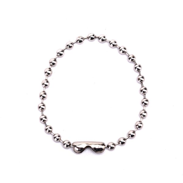 50pcs 3.5 long bead connector clasp ball chain keychain diy, Silver
50pcs 3.5 long bead connector clasp ball chain keychain diy, Silver