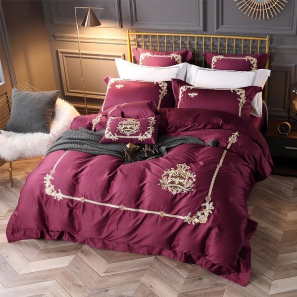 sheets & sets 100 pieces of horse cotton embroidery craft four-piece suit for european high-end villa sheet
sheets & sets 100 pieces of horse cotton embroidery craft four-piece suit for european high-end villa sheet