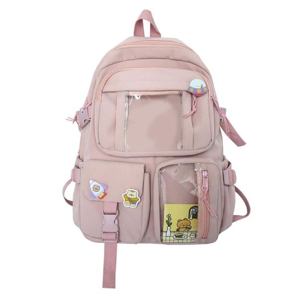 school bags j60d kawaii backpack with cute pendant nylon students schoolbag shoulder tote bag casual daypack
school bags j60d kawaii backpack with cute pendant nylon students schoolbag shoulder tote bag casual daypack